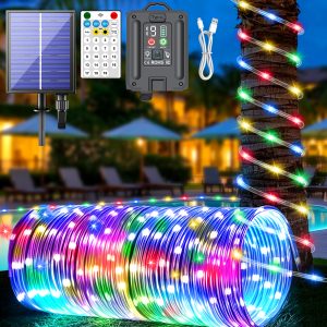 NewKoor Solar Rope Lights 300/500 LED 19 Modes-ALL Color